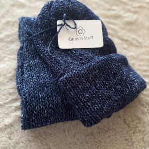 Blue scarf/beanie set