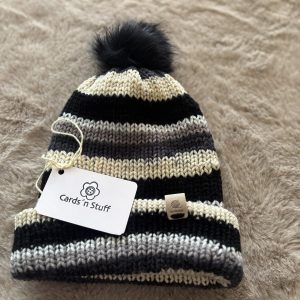 Adult striped beanie