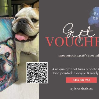 Gift voucher for large painting