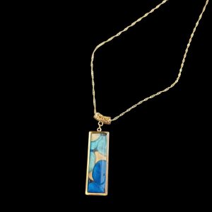 Blue Bubbles necklace