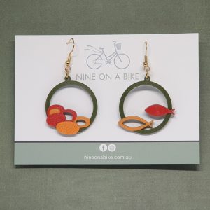 Loaves and Fishes Earrings (Lyon/Gold)