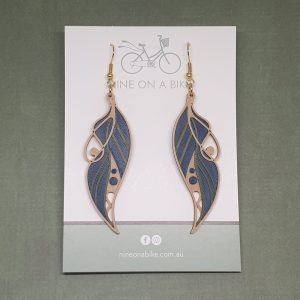 Gum Leaf Earrings (Murray/Gold)