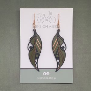 Gum Leaf Earrings (Gitega/Rose Gold)