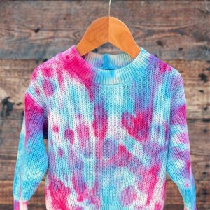 Baby Jumper - Bright Pink and Turquoise