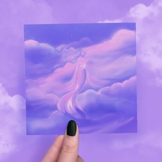 Cloud Mermaid Print