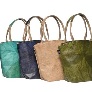 Vegan Leaf Leather Tote