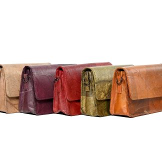 Vegan Leaf Leather Clutch