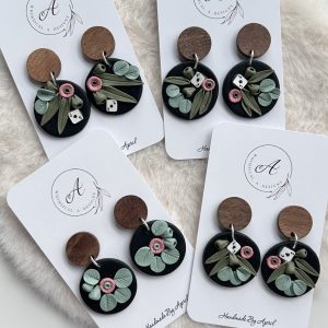 Australiana Earrings - Foliage - Aces