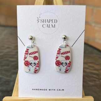 Halloween ghost with candy dangle earrings