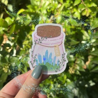 Magical Crystal Jar Sticker