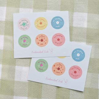 Soundtrack Record Sticker Sheet