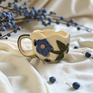 Blue Bloom Mug