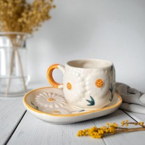 Sunflower Spell Cup and Saucer